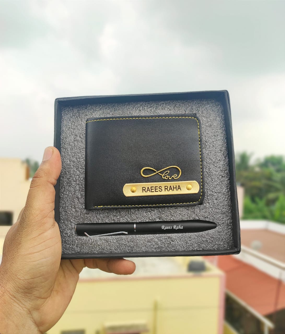 Faux Wallet + Colour Name Pen