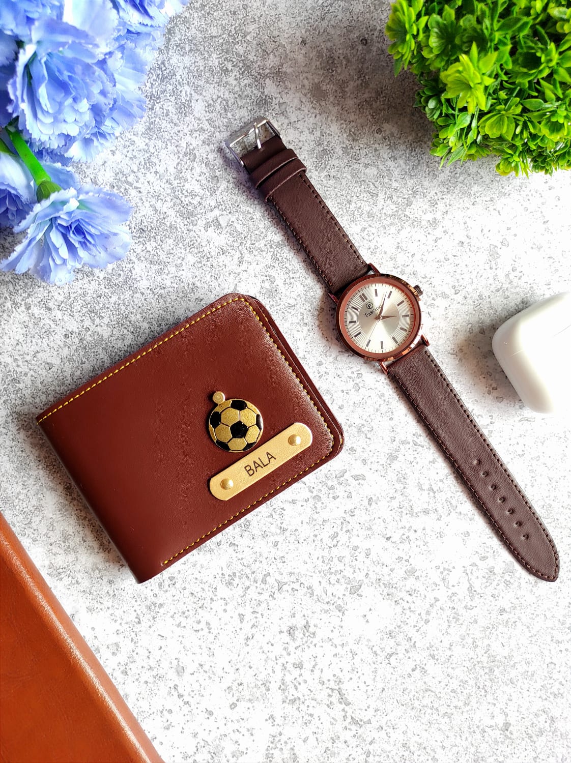 Faux Wallet + Watch