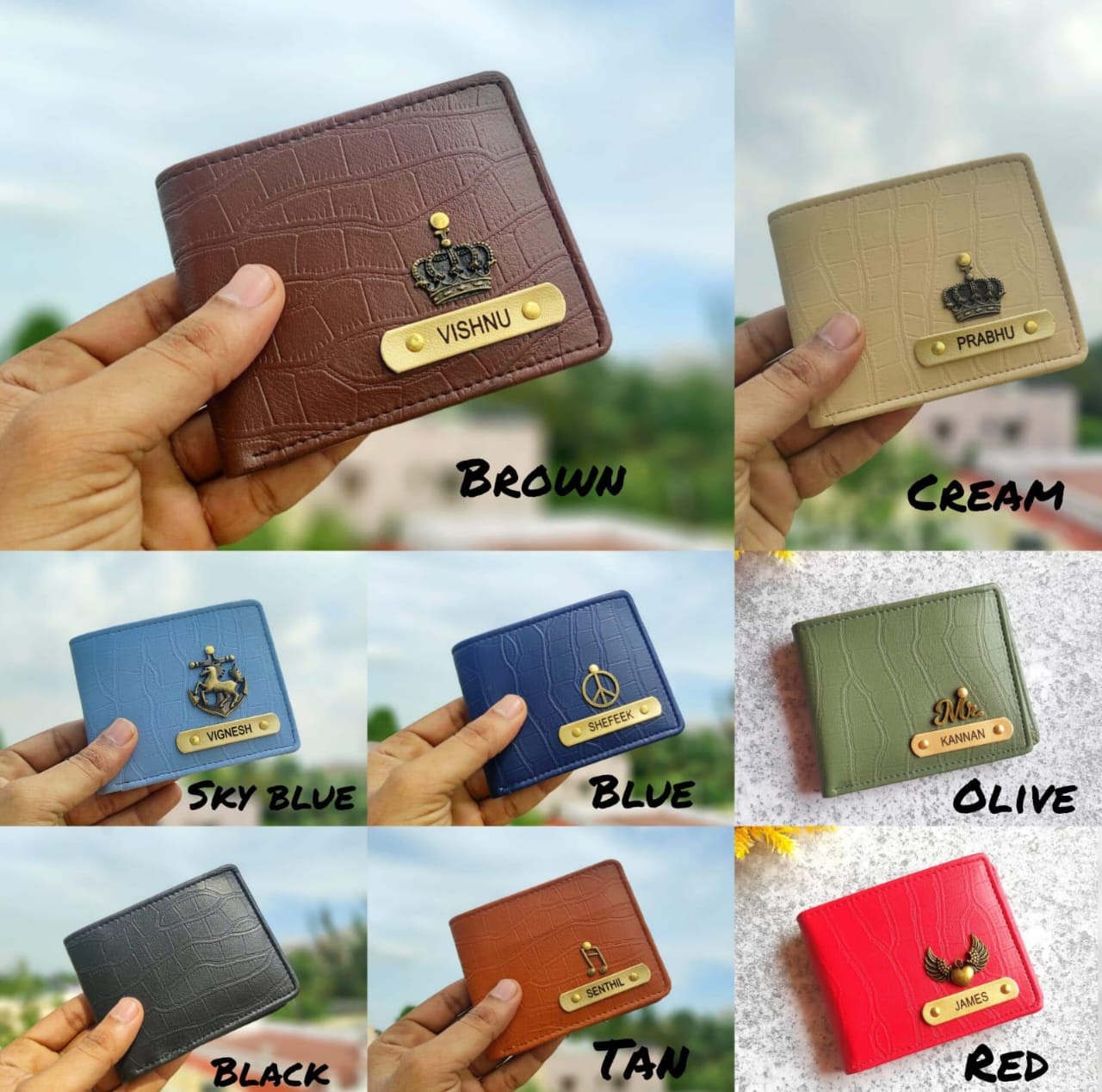 Customized Croc Wallet