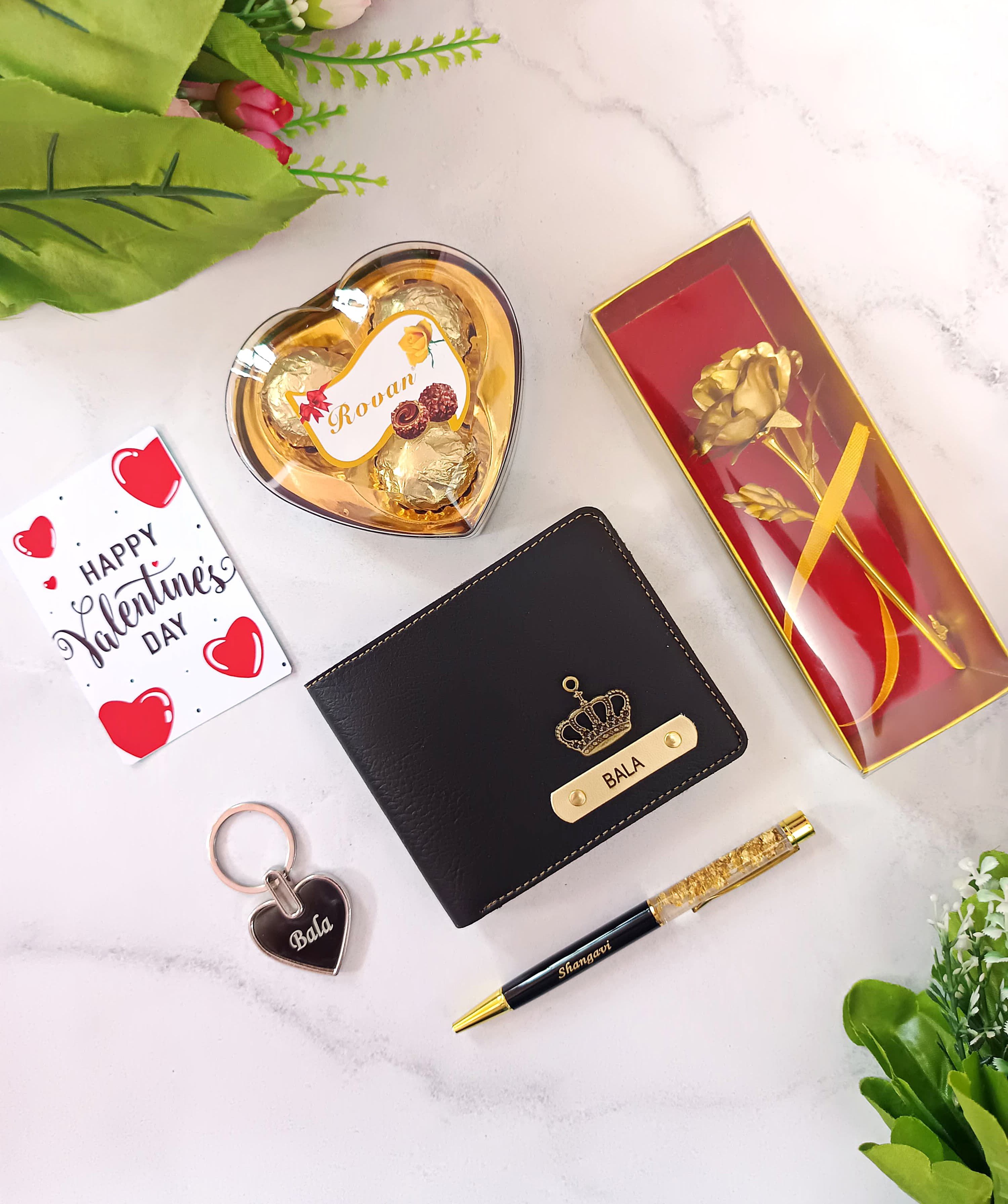 Gold Rose With Combo Box